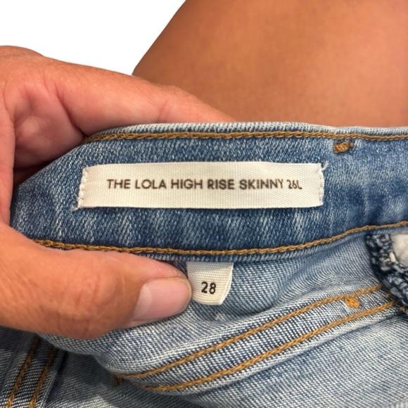 Denim Forum Jeans Women's The Lola High Rise Skinny Size 28 - Picture 10 of 10